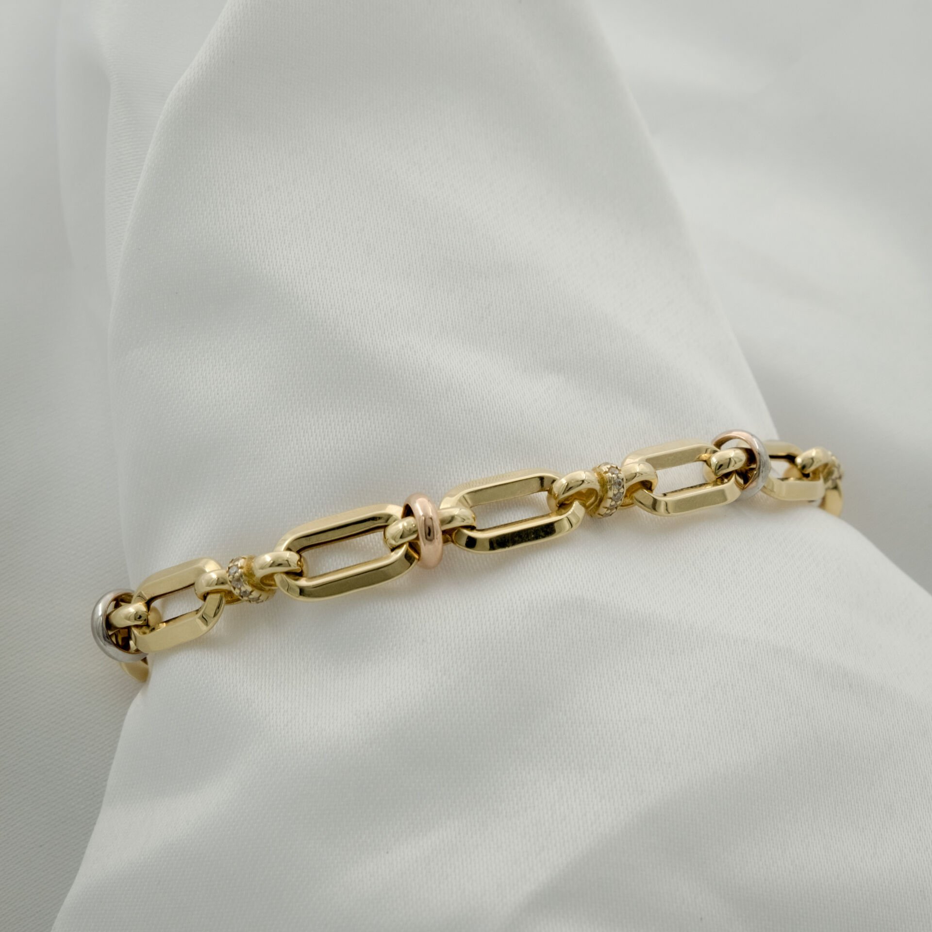 14 Ayar Ataç Detaylı  Altın Bileklik