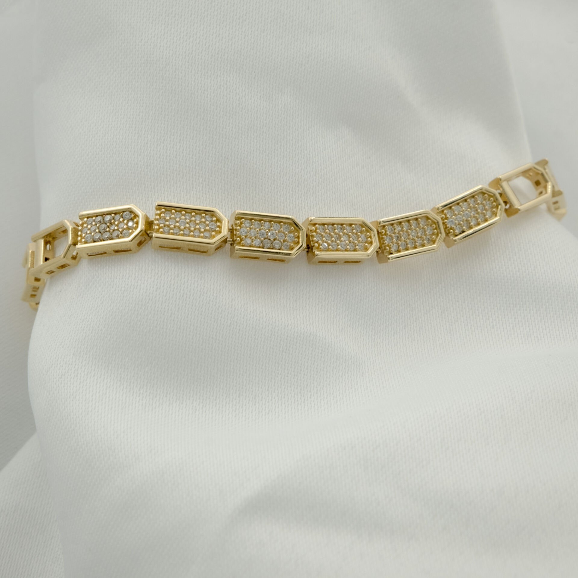 14 Ayar Ataç Sıra Altın Bileklik