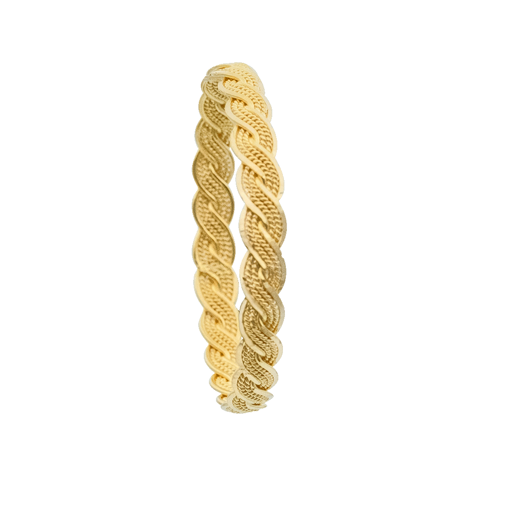 22 Ayar İkili Örme Bilezik 40 Gr
