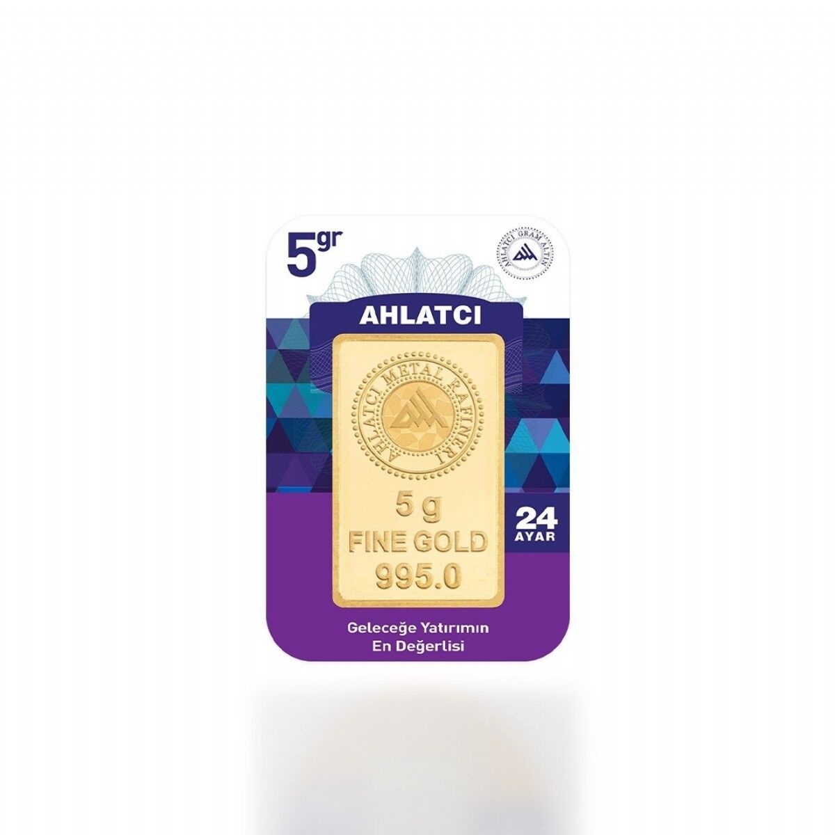 Ahlatçı 24 Ayar Külçe Gram Altın 5 Gr