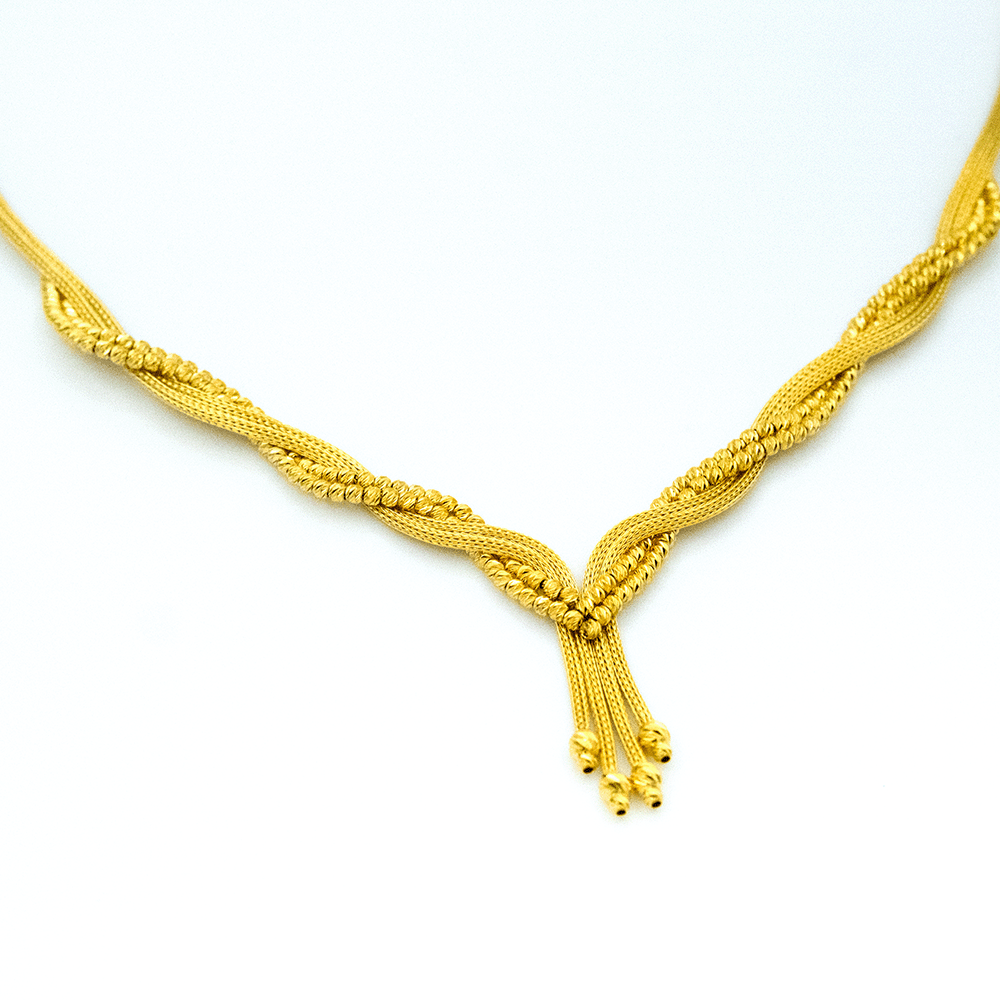 14 Ayar Altın Günbatımı Altın Gerdanlık