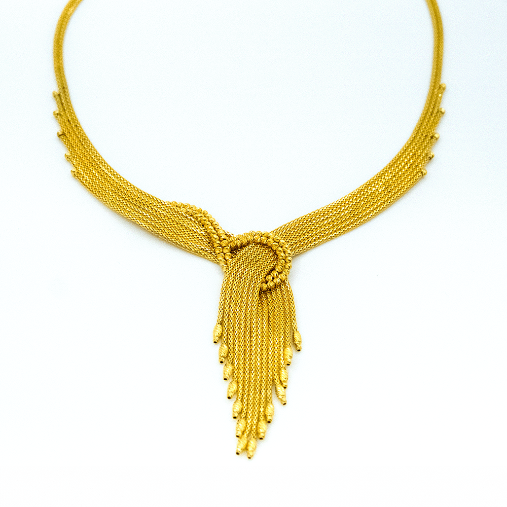 14 Ayar Çöl Melodisi Altın Gerdanlık