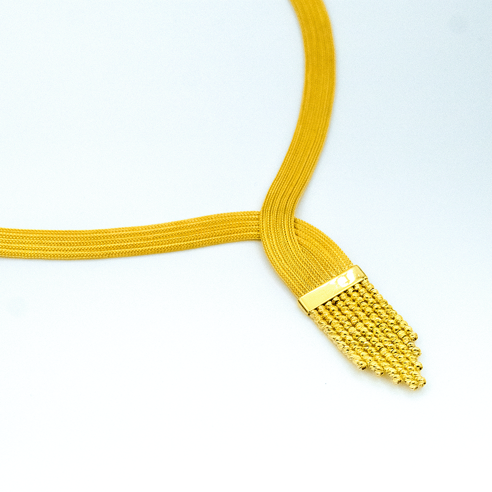 14 Ayar Rüzgarın Nefesi Altın Gerdanlık